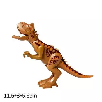 Мир Юрского периода Большие Фигурки Динозавров Кирпичики Конструктор Велоцираптор Тираннозавр Трицератопс Индоминус Рекс Игрушки для Детей