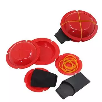 Miracle Appearing Coin Light Box Gimmick Props Coin Penetration Magic Magic Coin UFO Magician Game красный