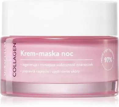 Miraculum Collagen Pro-skin Night Cream-Маска против морщин TU прозрачный