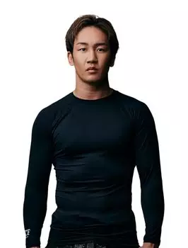 Компрессионная одежда производства Mikuru для тренировок, спорта, гольфа, длинная, УФ-защита, потоотводящая, быстросохнущая [HTF] Асакура, одежда, нижнее белье, фитнес, одежда, мужская, с рукавами, чёрный