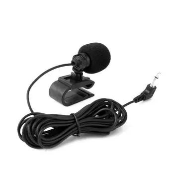 Miraixia Microphone Compatible with Jack Voice Recognition Car Navigation Voice Input Microphone Omnidirectional Microphone Condenser Microphone чёрный