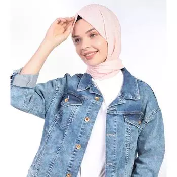 Miray Ptpt Chiffon Shawl Light Powder