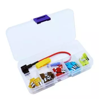 Mirco2 ATR размер лезвия автомобильный предохранитель 50 шт./кор. Ассортиментный набор для авто грузовика 5/7,5/10/15/20A предохранитель для Ford/Fox/Mondeo/Dodge/JEEP