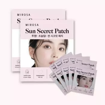 Mirosa Sun Secret Patch Transparent Sun Patch UV Protection Golf Sun Patch 5 servings, 10p, 2 pieces