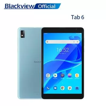 Мировая премьера планшета Blackview Tab 6, 8 дюймов, 3 ГБ, 32 ГБ, Android 11, 5580 мАч, планшетный ПК, 4G, WIFI, LTE, планшеты для телефонных звонков, электронная книга Kindle