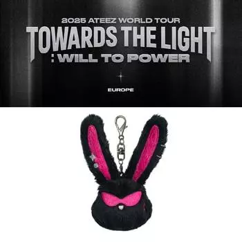 Мировой тур ATEEZ 2025 года «НАВСТРЕЧУ СВЕТУ»: Брелок для ключей WILL TO POWER Европа MITO