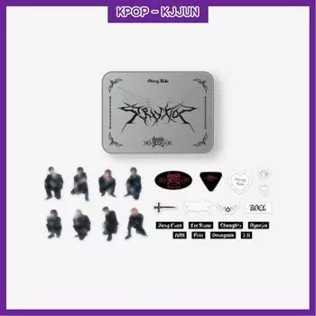 Мировой тур Stray Kids dominATE SEOUL НАБОР НАКЛЕЕК МНОГОРАЗОВОГО ИСПОЛЬЗОВАНИЯ В ЖЕСТЯНОЙ КОРОБКЕ