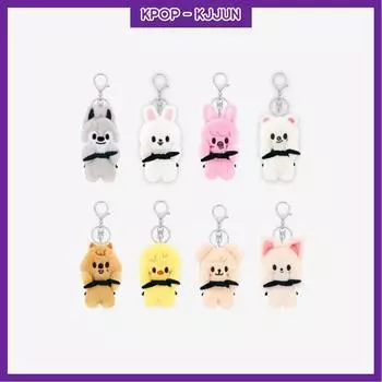 Мировой тур Stray Kids dominATE SEOUL SKZOO МАГНИТНЫЙ ПЛЮШЕВЫЙ БРЕЛОК ДЛЯ КЛЮЧЕЙ, МАЛЕНЬКАЯ ВЕРСИЯ. Lee Know