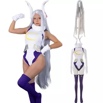 Мируко Косплей Парик Руми Усагияма Кролик Герой Хироака Косплей Взрослый Культурный Мероприятие Сцена Мируко Косплей Парик Включен, Костюм, Костюм, Фестиваль,