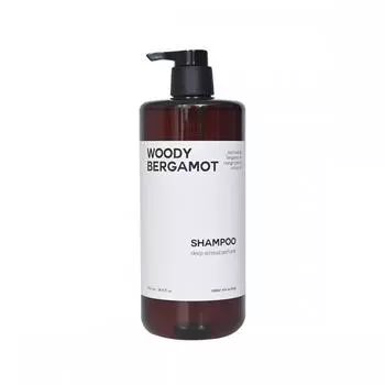 Mise En Sc Нежный парфюмированный шампунь Древесный Бергамот 1150 мл Глубокий чувственный