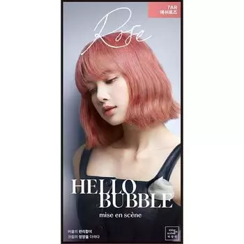 Mise-en-scene All New Hello Bubble Dye, 7AR Ash Rose, 1 корейский уход за волосами
