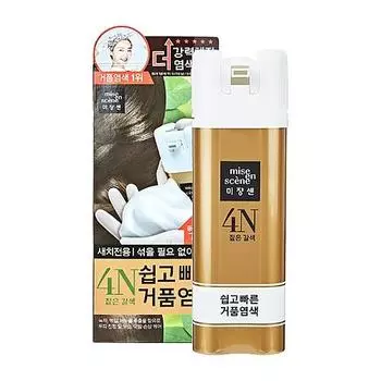 Mise En Scene Easy Speedy Foam Hair Color #4N Dark Brown