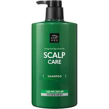 Mise-en-scene Scalp Care Шампунь с зеленым чаем, 1000 мл, 1 корейский уход за волосами