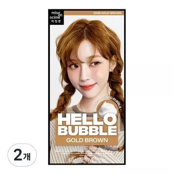 Mise-en-scne Краска для волос Hello Bubble, золотисто-коричневый, 2 шт.