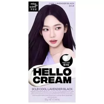 Mise-en-scne New Hello Cream Hair Dye, Cool Lavender Black, 1 шт.