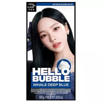 Mise-en-scne Новая краска для волос Hello Bubble, цвет Whale Deep Blue, 1 шт.
