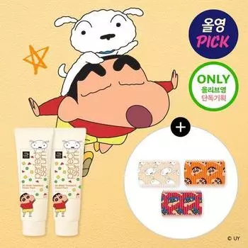 Mise-en-scne Perfect No-Wash Treatment Cream Pack 230ml 1+1 (+2 Crayon Shin-chan random hair rolls) [Jjanggu Collaboration] 230ml 1+1