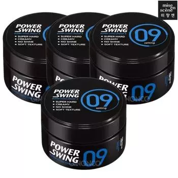 Mise-en-scne Power Swing Super Hard Cream Wax 9, 80 г, 4 шт.