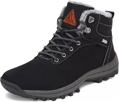 [Mishansha] Высокий покрой, подкладка с начесом, защита от холода, водонепроницаемые, нескользящие зимние ботинки, унисекс, для рыбалки, альпинизма, кемпинга, зимняя обувь,