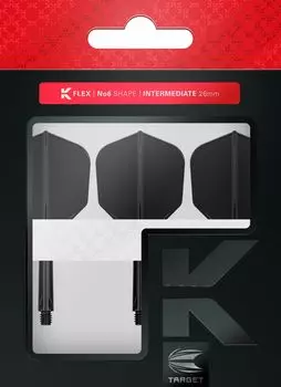 МИШЕНЬ ПОЛЕТ K-FLEX ФОРМА/NO6 (26MM СРЕДНИЙ, черный)