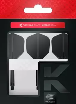 МИШЕНЬ ПОЛЕТ K-FLEX ФОРМА/NO6 (33MM СРЕДНИЙ, черный)