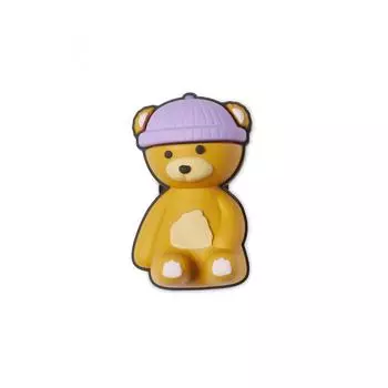 МИШКА ТЕДДИ CROCS Jibbitz С ШАПОЧКОЙ 23SF10011684