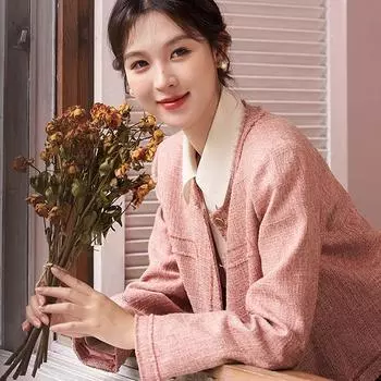 MISHOW винтажная французская женская куртка 2023 с круглым вырезом и длинными рукавами, карманами и пуговицами, прямая офисная женская женская одежда MXC41W0038 S