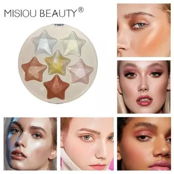 Misiou Beauty Face Repair естественно осветляет жемчужный свет и легкую вспышку, 6-цветная пентаграмма подчеркивает одно тело 01