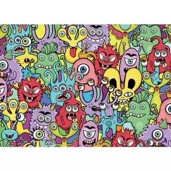 MISITU Jigsaw Puzzle 1000 Piece Puzzle Landscape Painting Present Birthday Christmas Stylish Interior Monster x 70 (50 cm)