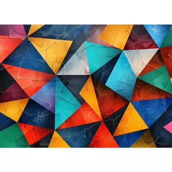 MISITU Jigsaw Puzzle 1000 Piece Puzzle Landscape Art High Difficulty Present Birthday Christmas Stylish Interior Triangle x 70 (50 cm)
