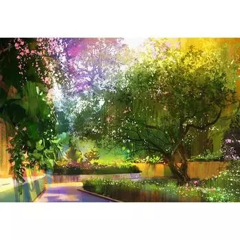 MISITU Jigsaw Puzzle Micro Piece 1000 Piece Puzzle Landscape Painting Tree Plant Present Birthday Christmas Stylish Interior Tree House x 38 (26 cm)