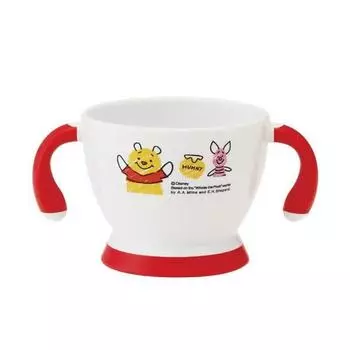Миска Disney с двуручной ручкой 180 мл WP21, Винни Пух, 1 шт., Популярные корейские товары для родителей