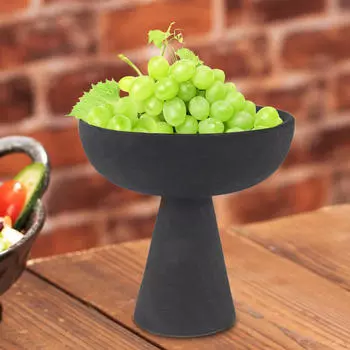 Миска для еды на ножках, поднос для десертов, креативный многоцелевой держатель для фруктов, сушеных для ресторана Black