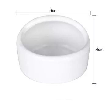 Миска для хомяка, блюдо для еды, керамическая миска для мелких животных, предотвращает опрокидывание, разбрызгивание еды, песчанка, шиншилла, крыса, хорек, ежик зелёный