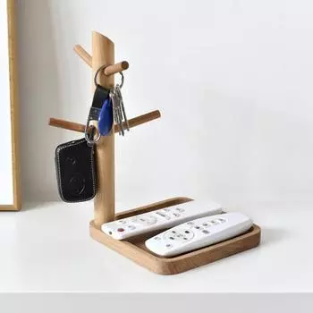 Миска для ключей, моющаяся многоцелевая деревянная стойка для съемки фона, ювелирная вешалка для дерева, свадебный декор 2