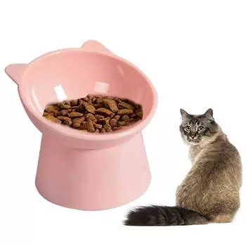 Миска для кошек и собак Поднятая миска для воды для кошачьего корма Поднятая миска для кошачьей еды Приподнятая подставка для домашних животных синий