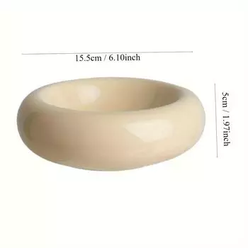 Миска для кошек Керамическая миска для кошек Миска для домашних животных Миска для кошачьего корма в форме пончика Противоскользящая переворачивающаяся миска с несколькими цветами и формами Миска для закусок