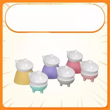 Миска для кошек с защитой от опрокидывания и защитой шеи, миска для домашних животных, устойчивая к ударам, миска для корма для собак, высокая миска для домашних животных в скандинавском стиле 14.5*13 cm