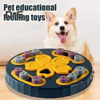 Миска для медленного корма для домашних животных Устойчивое основание Закругленные углы Кормушка для медленного кормления домашних животных, подходящая для пищевых продуктов Предотвращает переедание Миска для медленного кормления собак синий
