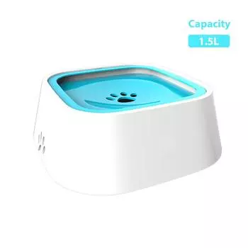 Миска для питьевой воды для собак, плавающая, не смачивающая рот, миска для собак, без разлива, диспенсер для питьевой воды, портативная миска для собак и кошек