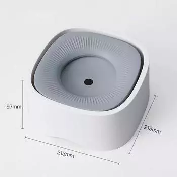 Миска для питьевой воды для собак, плавающая, не смачивающая рот, миска для кошек без пролития, диспенсер для питьевой воды, пластиковая миска для собак с защитой от перелива