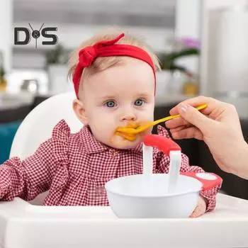 Миска для пюре, миска для приготовления детского пюре, миска для рыбного пюре и подачи с толкушкой для приготовления овощного и фруктового пюре синий/белый