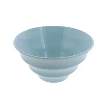 Миска для рамэна EAST table, легкая, 19 см, цветная кайма, посуда Mino, синяя 712-028-03, сделано в Японии, стильная, можно использовать в микроволновой печи и посудомоечной машине