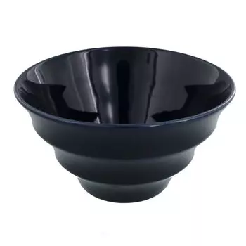 Миска для рамен EAST table, легкая, 19 см, цветная кайма, посуда Mino, темно-синий, 712-028-02, сделано в Японии, стильная, можно использовать в микроволновой печи и посудомоечной машине