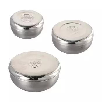 Миска для риса из нержавеющей стали, удобная сервировочная миска с крышкой, металлический контейнер с крышкой, принадлежности для готовки, дропшиппинг