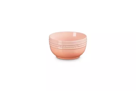 Миска для риса Le Creuset 330 мл Peche, термостойкая, морозостойкая, подходит для использования в микроволновой печи, можно мыть в посудомоечной машине, японская [Авторизованный продукт]