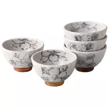 Миска для сэнтя xx Shuhogama Shinonohana Sencha Set Керамическая посуда Seto, сделано в Японии Ale-net W10.6 D10.6 H6.5cm