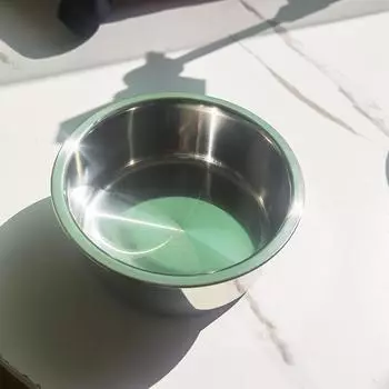 Миска для собак из нержавеющей стали, миска для корма для кошек и собак, металлическая миска для кормления маленьких и средних собак 1 Bowl