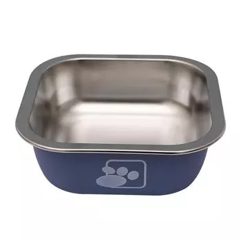 Миска для собак из нержавеющей стали, миска для кошек, миска для домашних животных, противоскользящая миска для собак, миска для кормления кошек, миска для воды для собак, портативная миска для кормления домашних животных 3