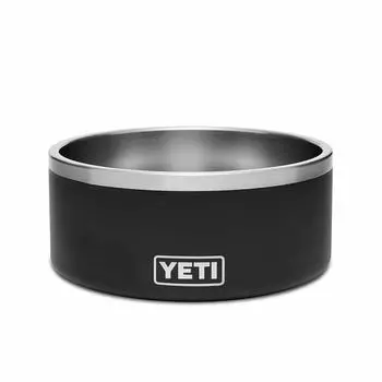 Миска для собак YETI Boomer 8 из нержавеющей стали, емкость 64 унции, нескользящая (черный)